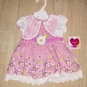 Pink floral dress NWT NON SMOKING HOUSE